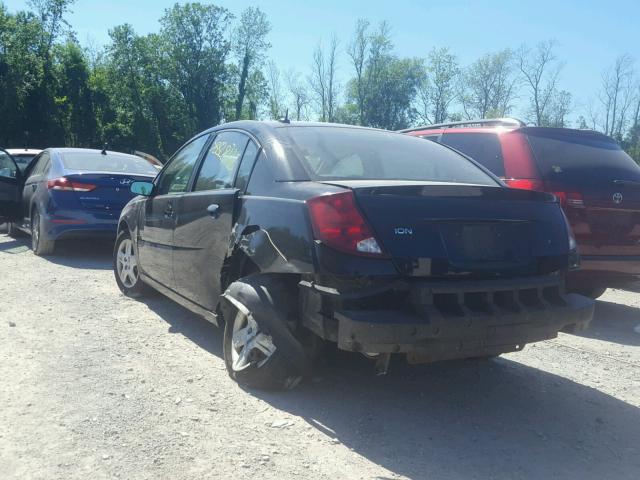 1G8AJ55F56Z130298 - 2006 SATURN ION LEVEL BLACK photo 3