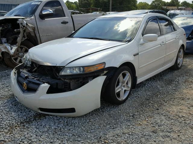 19UUA66204A043796 - 2004 ACURA TL WHITE photo 2