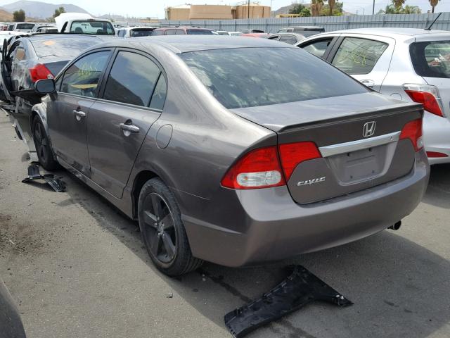 2HGFA1F6XBH545874 - 2011 HONDA CIVIC LX-S CHARCOAL photo 3