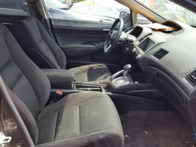 2HGFA1F6XBH545874 - 2011 HONDA CIVIC LX-S CHARCOAL photo 5