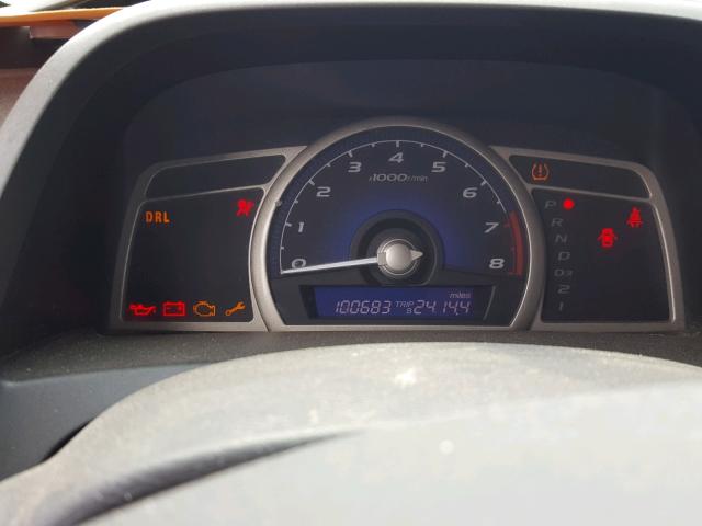 2HGFA1F6XBH545874 - 2011 HONDA CIVIC LX-S CHARCOAL photo 8