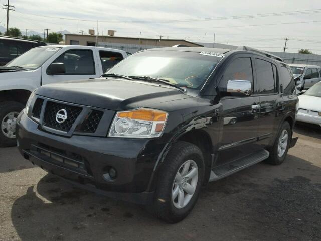 5N1AA0ND9BN600045 - 2011 NISSAN ARMADA SV BLACK photo 2