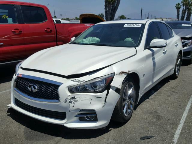 JN1EV7AP2HM739843 - 2017 INFINITI Q50 PREMIU WHITE photo 2