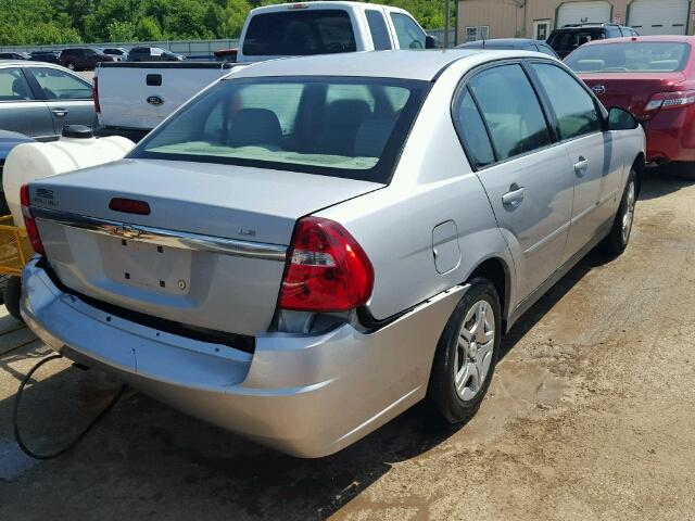 1G1ZS51F16F290667 - 2006 CHEVROLET MALIBU LS Gümüş foto 4
