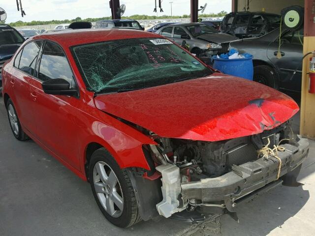 3VW2K7AJ7BM378283 - 2011 VOLKSWAGEN JETTA BASE Կարմիր լուսանկար 1