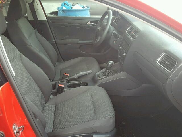 3VW2K7AJ7BM378283 - 2011 VOLKSWAGEN JETTA BASE Կարմիր լուսանկար 5