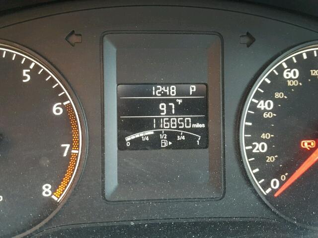 3VW2K7AJ7BM378283 - 2011 VOLKSWAGEN JETTA BASE Կարմիր լուսանկար 8