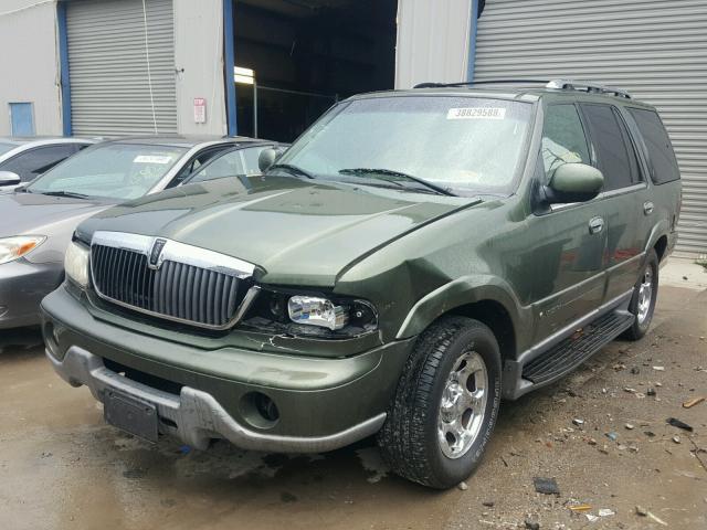 5LMEU27RX1LJ30693 - 2001 LINCOLN NAVIGATOR Grün Foto 2