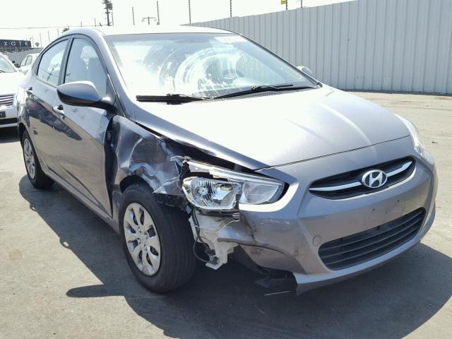 KMHCT4AE3GU108035 - 2016 HYUNDAI ACCENT SE GRAY photo 9