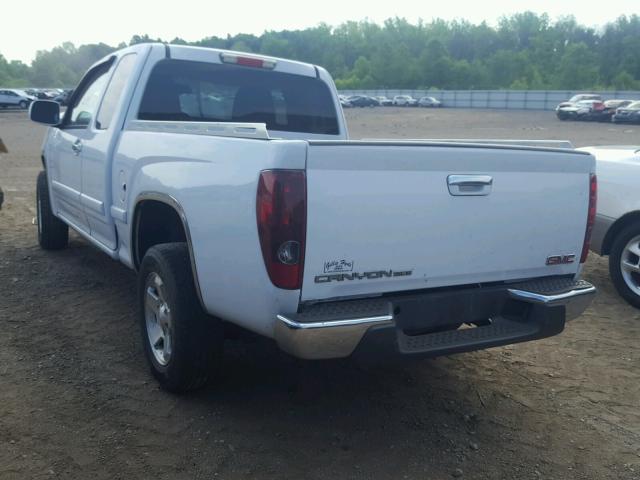 1GTE5MF99C8102164 - 2012 GMC CANYON SLE WHITE photo 3