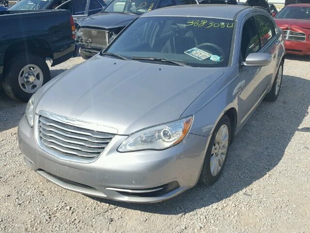 1C3CCBAB8DN622536 - 2013 CHRYSLER 200 LX GRAY photo 2