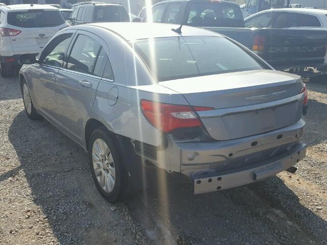 1C3CCBAB8DN622536 - 2013 CHRYSLER 200 LX GRAY photo 3