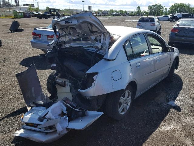 1G8AJ55F67Z123829 - 2007 SATURN ION LEVEL SILVER photo 4