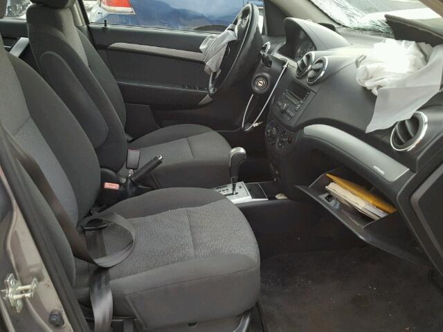 KL1TG5DEXBB202421 - 2011 CHEVROLET AVEO LT GRAY photo 5