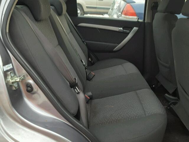 KL1TG5DEXBB202421 - 2011 CHEVROLET AVEO LT GRAY photo 6