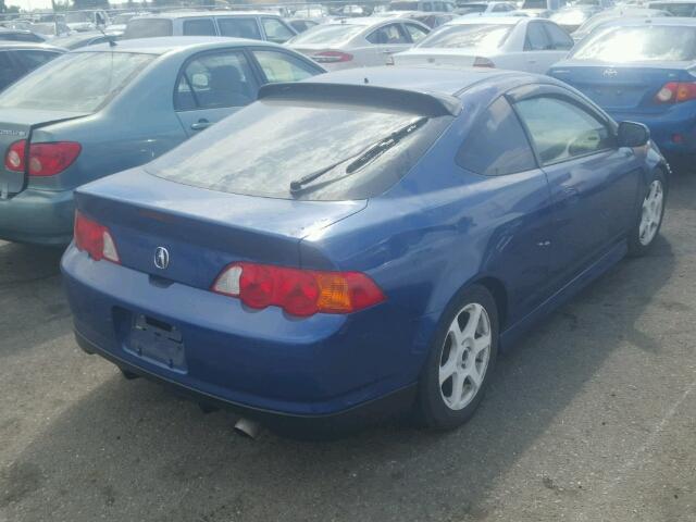 JH4DC53013C008563 - 2003 ACURA RSX TYPE-S BLUE photo 4