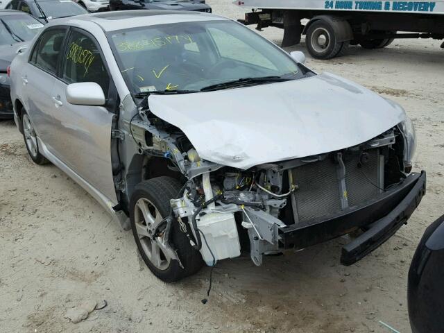 2T1BU4EE0BC670228 - 2011 TOYOTA COROLLA BA SILVER photo 1