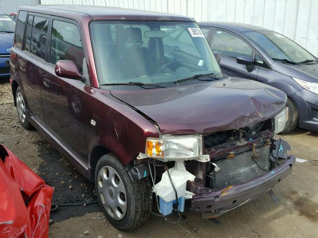 JTLKT324554026308 - 2005 TOYOTA SCION XB Tünd qırmızı foto 1