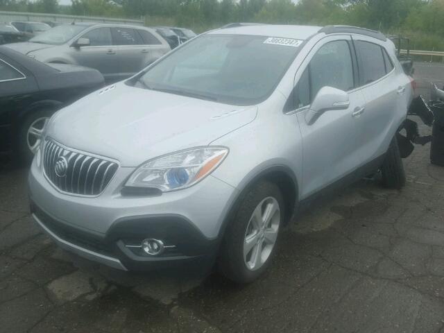 KL4CJGSB8FB092550 - 2015 BUICK ENCORE SILVER photo 2