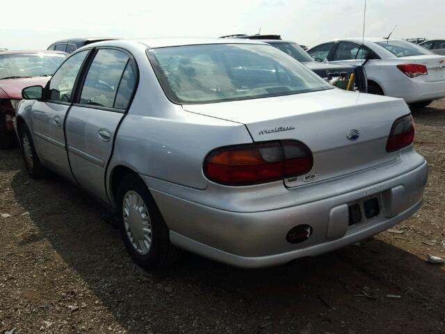 1G1ND52J22M606594 - 2002 CHEVROLET MALIBU SILVER photo 3