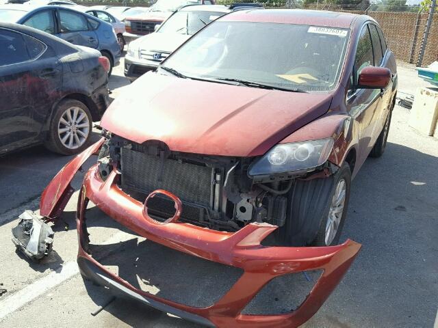 JM3ER2WM4A0308671 - 2010 MAZDA CX-7 MAROON photo 2