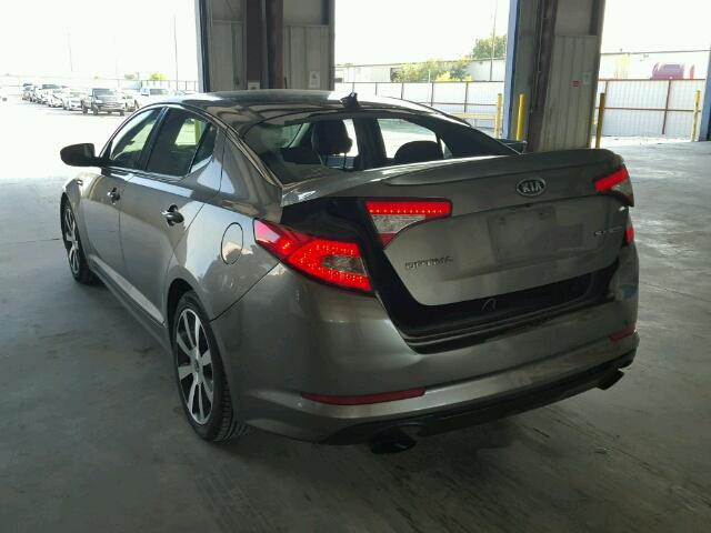 5XXGR4A63CG001029 - 2012 KIA OPTIMA SX GRAY photo 3