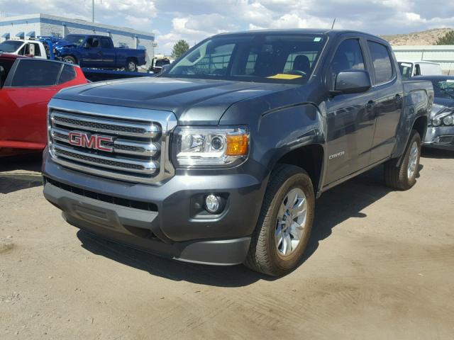 1GTG6BE34F1250355 - 2015 GMC CANYON SLE CHARCOAL photo 2