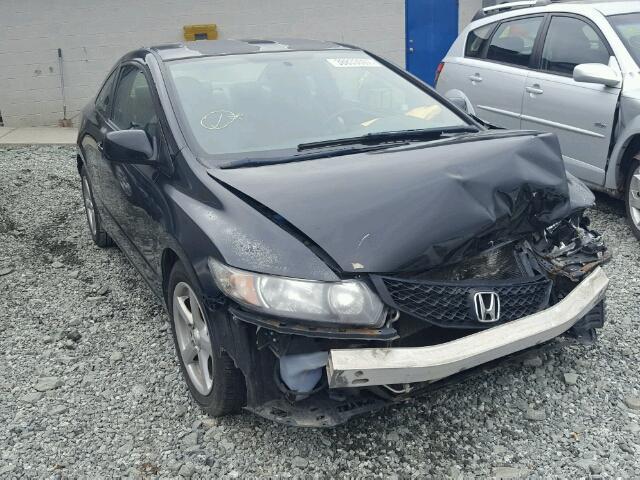 2HGFG12699H532774 - 2009 HONDA CIVIC LX BLACK photo 1