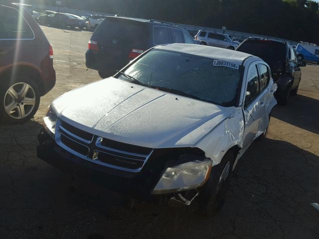 1B3BD4FB9BN507841 - 2011 DODGE AVENGER EX WHITE photo 2