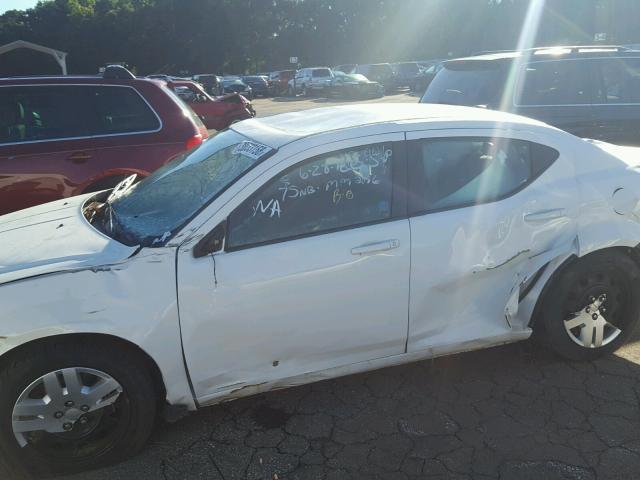 1B3BD4FB9BN507841 - 2011 DODGE AVENGER EX WHITE photo 9