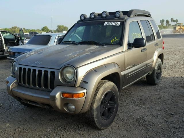 1J4GL38K43W652838 - 2003 JEEP LIBERTY RE BROWN photo 2