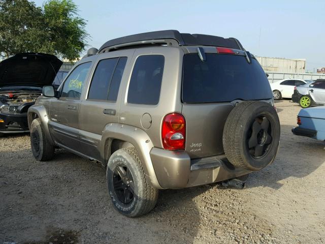 1J4GL38K43W652838 - 2003 JEEP LIBERTY RE BROWN photo 3