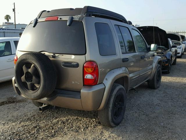 1J4GL38K43W652838 - 2003 JEEP LIBERTY RE BROWN photo 4