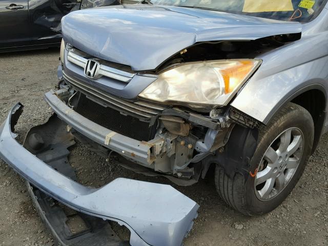 JHLRE48528C016231 - 2008 HONDA CR-V EX BLUE photo 9