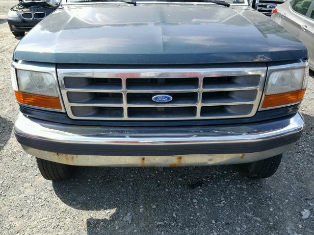 2FTHF26H5SCA69773 - 1995 FORD F250 GREEN photo 7