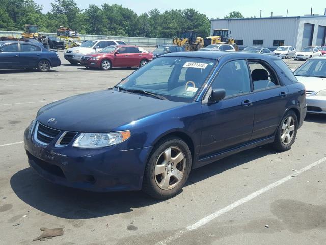 JF4GG61615H054795 - 2005 SAAB 9-2 LINEAR BLUE photo 2