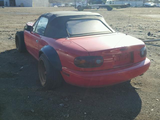 JM1NA3511L0122246 - 1990 MAZDA MX-5 MIATA RED photo 3