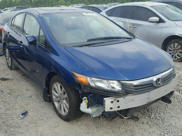 2HGFB2F96CH505239 - 2012 HONDA CIVIC EXL 蓝色 照片 1