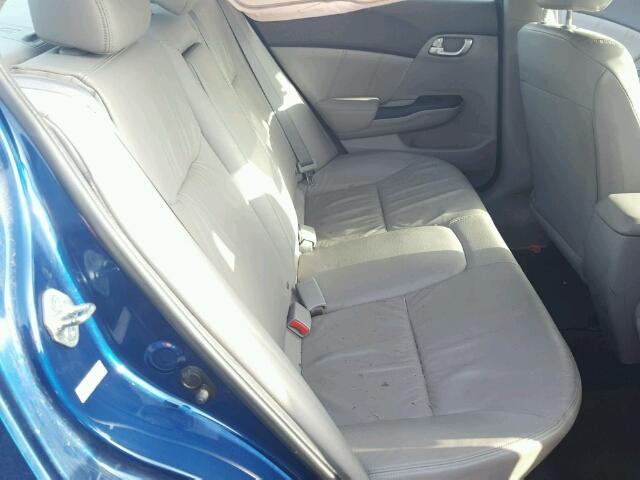 2HGFB2F96CH505239 - 2012 HONDA CIVIC EXL 蓝色 照片 6