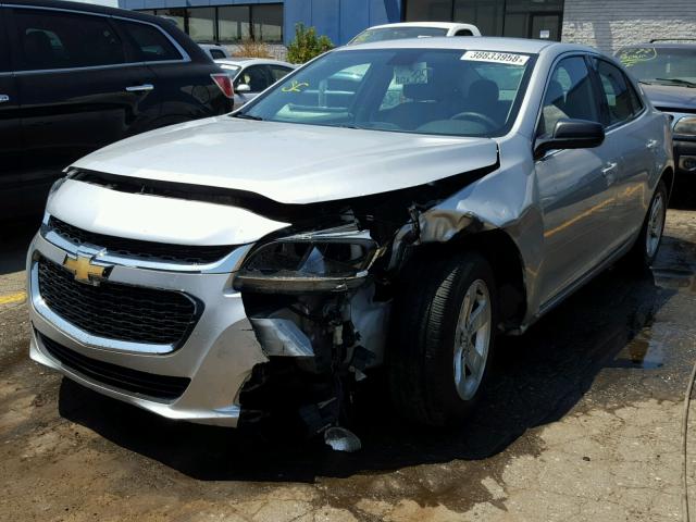 1G11B5SL6EF158150 - 2014 CHEVROLET MALIBU LS Gümüş foto 2