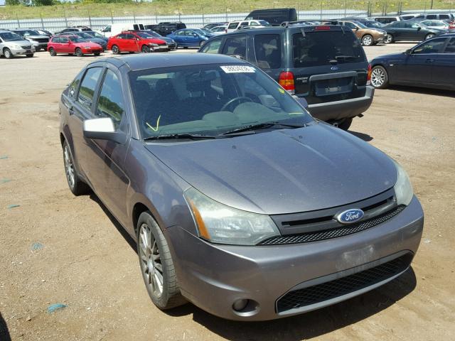 1FAHP3GN1AW270893 - 2010 FORD FOCUS SES GRAY photo 1