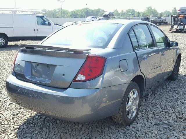 1G8AJ52F34Z176584 - 2004 SATURN ION LEVEL GRAY photo 4