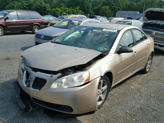 1G2ZG58N674134342 - 2007 PONTIAC G6 BASE GOLD photo 2