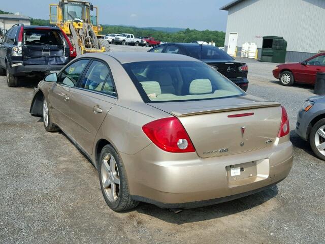 1G2ZG58N674134342 - 2007 PONTIAC G6 BASE GOLD photo 3