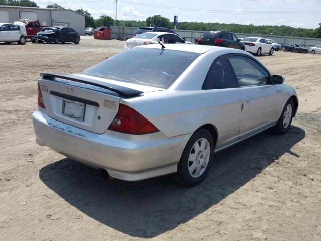 1HGEM21921L105109 - 2001 HONDA CIVIC SI SILVER photo 4