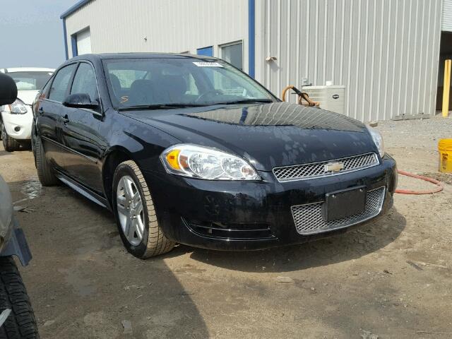 2G1WB5E33C1213787 - 2012 CHEVROLET IMPALA LT BLACK photo 1