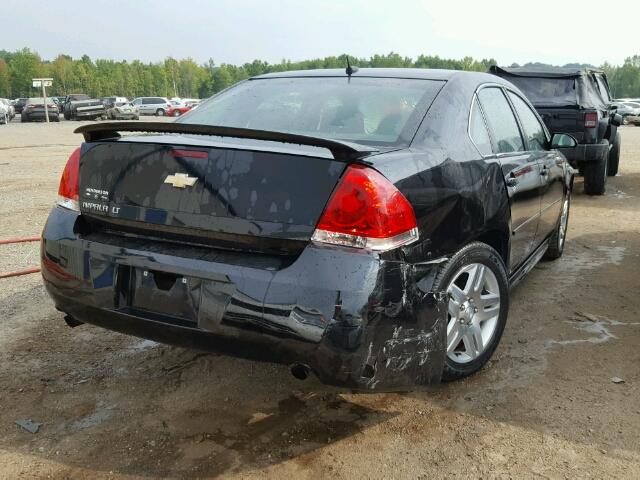 2G1WB5E33C1213787 - 2012 CHEVROLET IMPALA LT BLACK photo 4