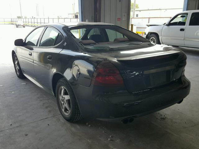 2G2WP522741362326 - 2004 PONTIAC GRAND PRIX BLACK photo 3