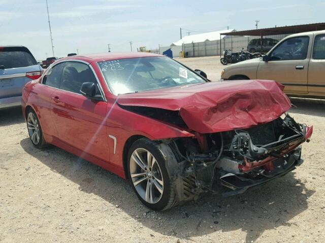 WBA3T3C57FP738811 - 2015 BMW 435 I RED photo 1