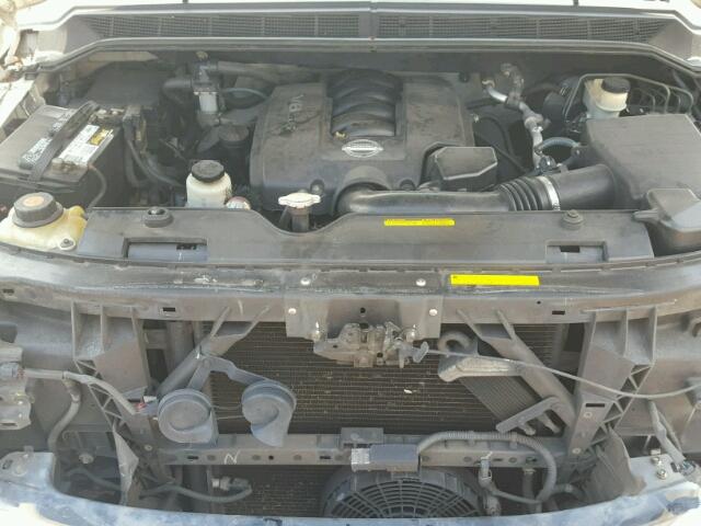 1N6BA07A55N543209 - 2005 NISSAN TITAN XE WHITE photo 7